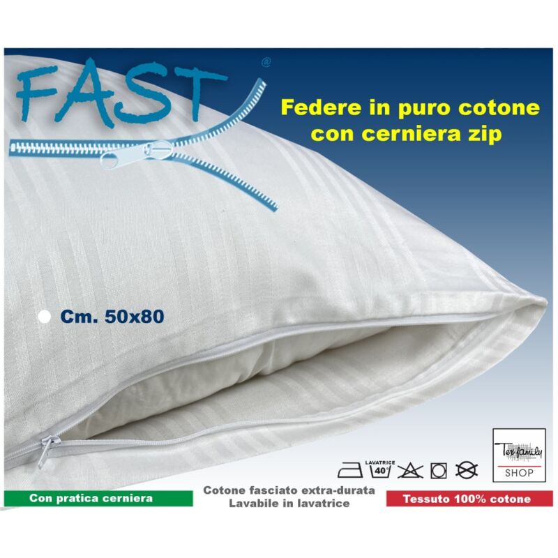 COPPIA FEDERE MAX COLOR, 100% COTONE, MADE IN ITALY, 52X82CM, FUCSIA