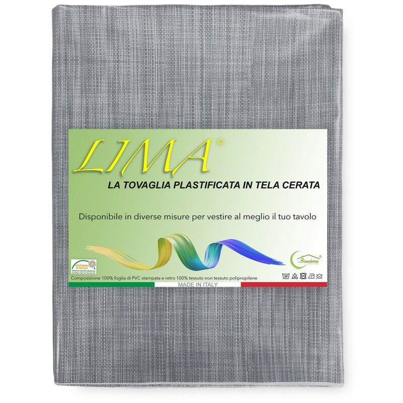 TOVAGLIA LIMA © in TELA CERATA plastificata LAVABILE idrorepellente in PVC  FIORI made in Italy Misura Tovaglia Cm. 140x100 x4 persone
