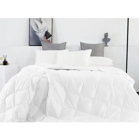 PIUMINO Letto Sintetico BIANCO Mezzo Peso gr./mq. 200 Grammi Peso Medio 1 PIAZZA