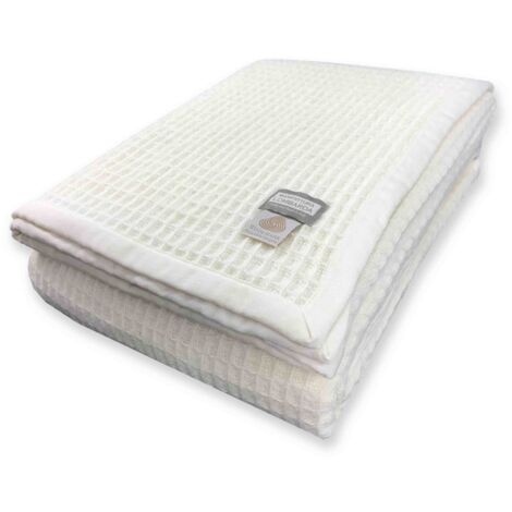 Coperta in Lana Estiva Maia - Pura Lana Vergine - Leggera e Traspirante - Antipilling - Made in Italy Cm. 160x220 1 Piazza