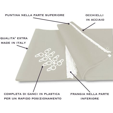 TENDA Sole da ESTERNO Giardino BALCONE Unito PANNA Confezionata Cm. 140x250