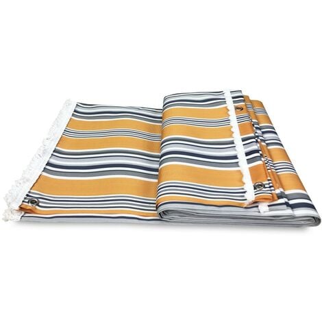 TENDA SOLE VERTIGO da esterno GIARDINO balcone RIGHINO GIALLO impermeabile e idrorepellente Cm. 150 x 250