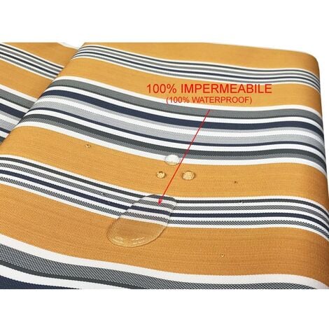 TENDA SOLE VERTIGO da esterno GIARDINO balcone RIGHINO GIALLO impermeabile e idrorepellente Cm. 150 x 250