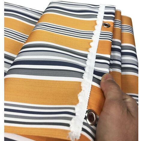 TENDA SOLE VERTIGO da esterno GIARDINO balcone RIGHINO GIALLO impermeabile e idrorepellente Cm. 150 x 250