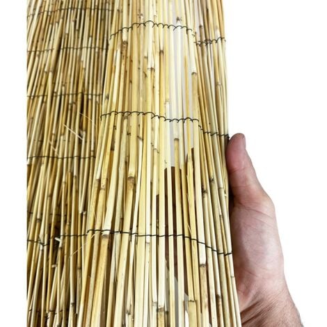 Arella cannette bamboo bambù 3x1,5mt filo passante recinzioni ombra esterno 758 