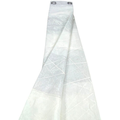 TENDA TENDAGGIO YARA bianco cm. 140 X 300 confezionata