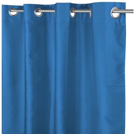 TENDA SHAY in tinta unita AZZURRO AVIO cm.140X290 CONFEZIONATA