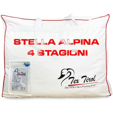 Piumino Stella Alpina Tex Tirol - 100% Piumino D'oca, Misura 100x135 Cm, Per Lettino