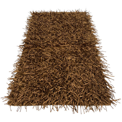 TAPPETO SHAGGY NOCCIOLA MODERNO tutte le misure Cm. 200x300 (1/5)