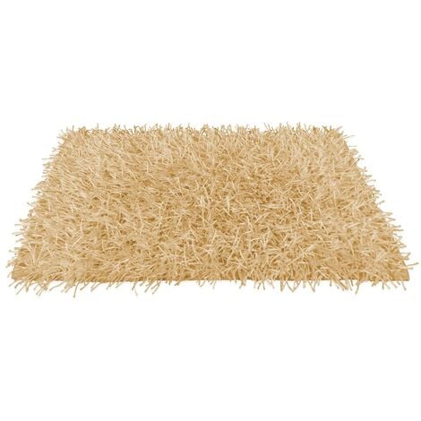 Tappeto shaggy beige moderno tutte le misure Misura Cm. 50x80