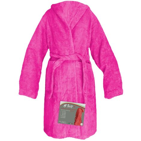 ACCAPPATOIO HI TECH + © BIMBA bambina RAGAZZA IN SPUGNA di puro cotone MADE IN ITALY ROSA 4 ANNI