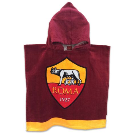 TELO MARE BIMBO PONCHO AS ROMA ORIGINALE