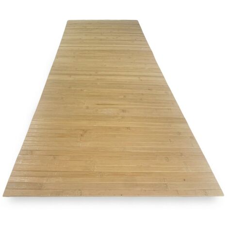 TAPPETO cucina WOODY © IN legno BAMBOO UNITO MIELE tutte le misure Cm. 50/55x290