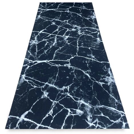 TAPPETO Runner da CUCINA Passatoia Antiscivolo Effetto MARMO made in Italy Cm. 50x280