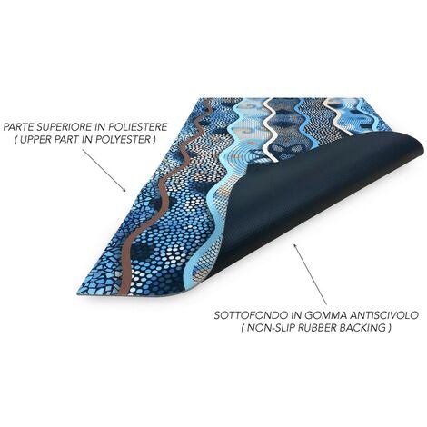 PASSATOIA TAPPETO DA CUCINA PVC LAVABILE SPRINTY ORTIGIA CERAMICA SICILIA