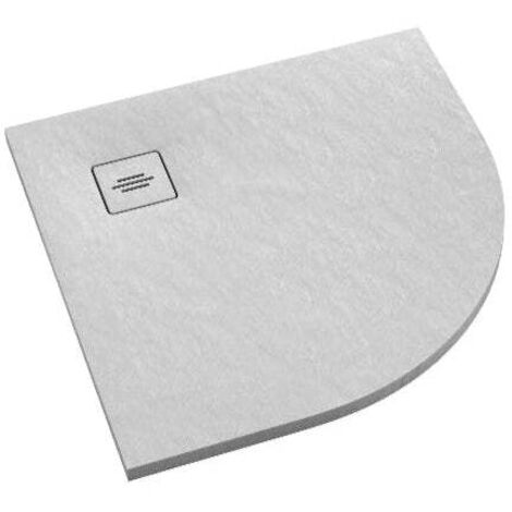 Duschwanne Viertelkreis Stabildense® Ultralight Premium TYTANIT WEIß 90x90 cm