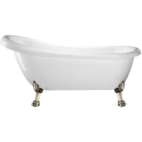 Freistehende Badewanne RICHMOND Löwenfüße ALTBRONZE 155