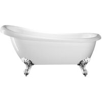 Freistehende Badewanne RICHMOND Adlerfüße CHROM 171