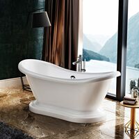 Freistehende Retro-Badewanne MIDLETON 175