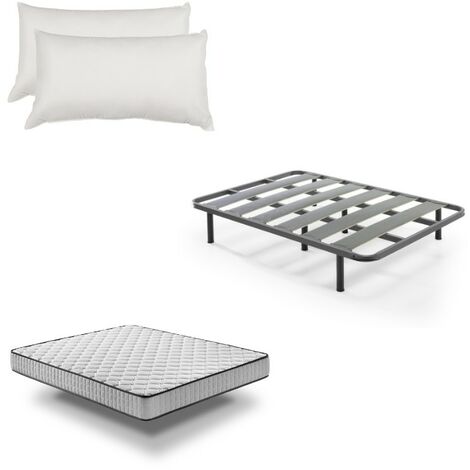 Pack Somier CHA + Colchón PRO Nature + REGALO Almohada de Fibra 190cm (1/5)