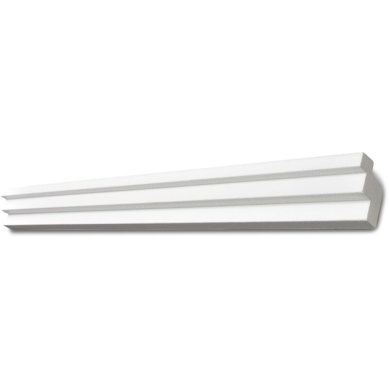 Decosa Moulure pour ruban LED G36 (Kristine), 38 x 48 mm, polystyrène dur,  longueur 2 m - LOT de 5 pièces - Cdiscount Bricolage