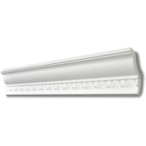 DECOSA Moulure G4 - polystyrène - blanc - 70 x 80 mm - long. 2 m - 5 pces (=10 m)