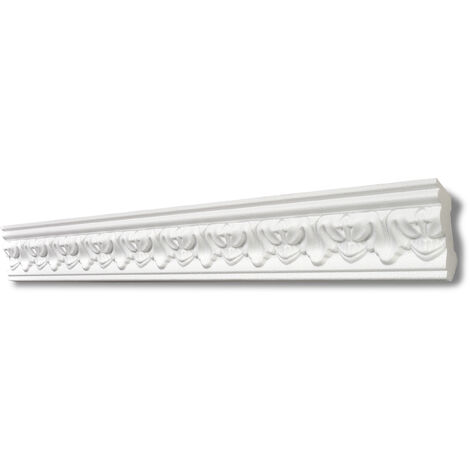 DECOSA Moulure G1 - polystyrène - blanc - 50 x 50 mm - long. 2 m - 10 pces (=20 m) (1/7)