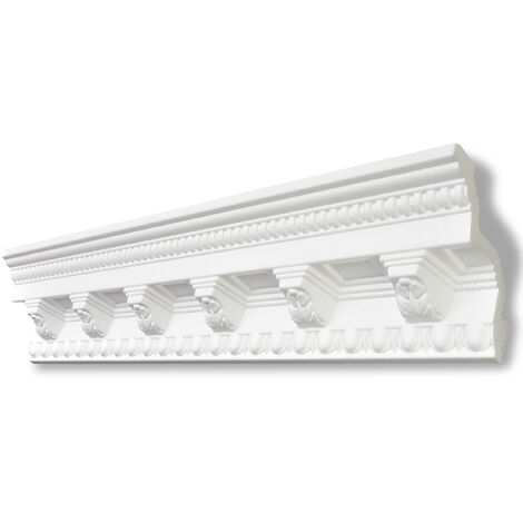 DECOSA Moulure G33 - polystyrène - blanc - 100 x 100 mm - long. 2 m - 15 pces (=30 m)