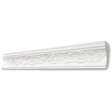 DECOSA Moulure G6 - polystyrène - blanc - 35 x 75 mm - long. 2 m - 10 pces (=20 m) (1/5)