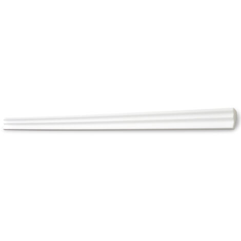 DECOSA Moulure E25 - polystyrène - blanc - 15 x 25 mm - long. 2 m - 10 pces (=20 m) (1/7)