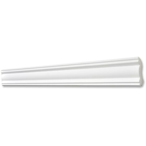 DECOSA Moulure ST45 - polystyrène - blanc - 45 x 45 mm - long. 2 m - 5 pces (=10 m) (1/5)
