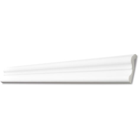 DECOSA Cimaise F70 - polystyrène - blanc - 70 mm - long. 2 m - 5 pces (=10 m) (1/5)