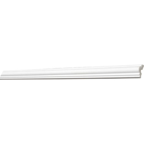 DECOSA Cimaise Melissa - polystyrène extra dur - blanc - 25 mm - long. 2 m - 10 pces (=20 m)