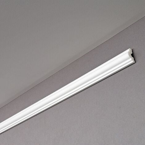 DECOSA Cimaise Melissa - polystyrène extra dur - blanc - 25 mm - long. 2 m - 10 pces (=20 m)