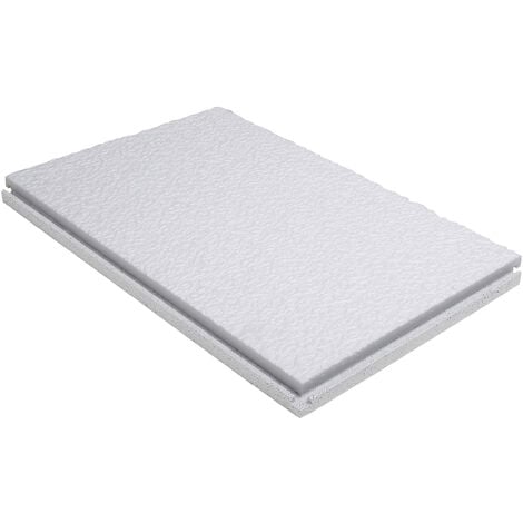 CLIMAPOR Dalle de plafond isolante emboîtable Economie d'énergie - polystyrène - blanc -épaisseur 3 cm - 58 x 38 x 3cm - 2 sach. ( 1,8 m2)