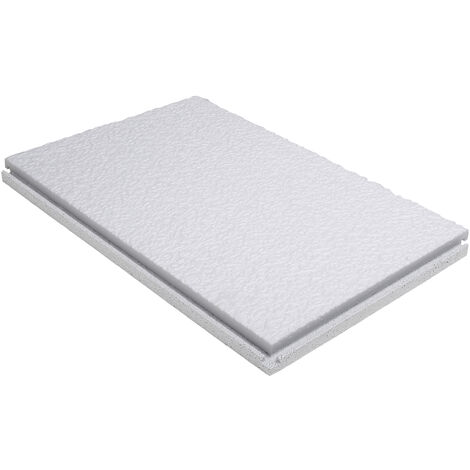 CLIMAPOR Dalle de plafond isolante emboîtable - polystyrène - blanc - épaisseur 3 cm - 58 x 38 x 3 cm - 8 sach. ( 7,2 m2)