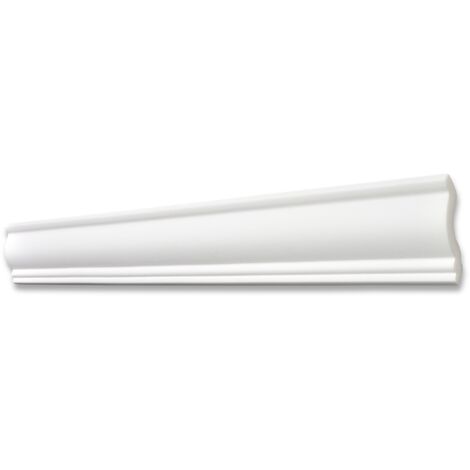 DECOSA Moulure ST50 - polystyrène - blanc - 45 x 50 mm - long. 2 m - 5 pces (=10 m) (1/5)