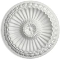 DECOSA Rosace Desire Ø 28 cm - polystyrène - blanc - 1 pce