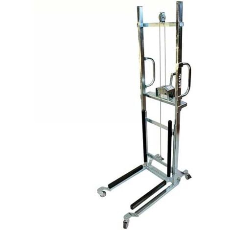 Gerbeur manuel fourches charge max 150kg - Roulettes pivotantes - 300707