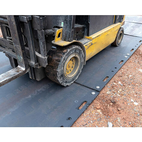 Plaque de roulage lisse/antidérapante - Lxl : 2000mm / 500mm - BM200515L