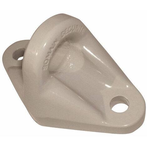 Point d'ancrage double aluminium - Gris RAL 7038 - 10 pièces - PA2-010