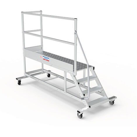 Plateforme roulante 6 marches - Hauteur max. de travail 3.20m - PTF206G