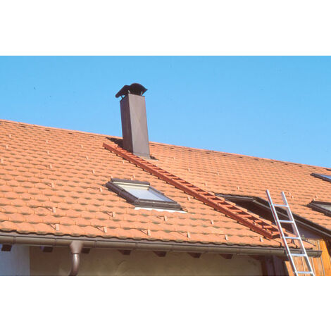 Échelle de toit de couleur aluminium 3.90m (14 échelons) - 11141