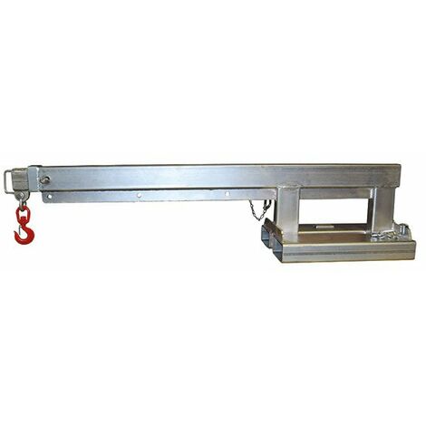 Potence télescopique galvanisée pour chariot élévateur – Capacité 2500 kg – Longueur mât 3520 mm – TLBG25