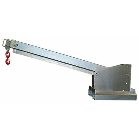 Potence galva inclinable et télescopique pour chariot élévateur - Capacité 2500kg - ARE25G