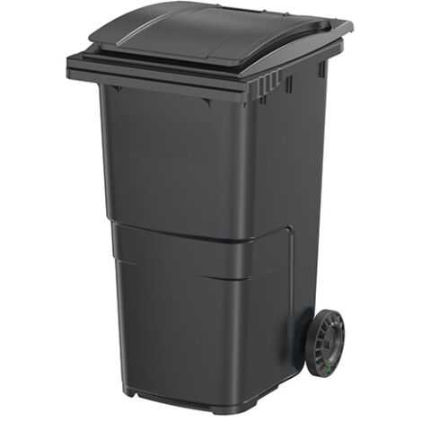 Conteneur poubelle 240 litres à préhension frontale - couvercle Gris Anthracite - 580 x 725 x 1075 mm - 210005GAGA
