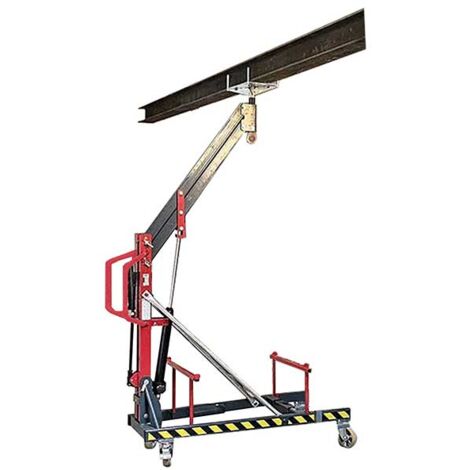 Matisère – Lève-poutre hydraulique 3000mm – Capacité 600kg – Plateau rotatif 360° – Compatible poutres bois et métal – 300871