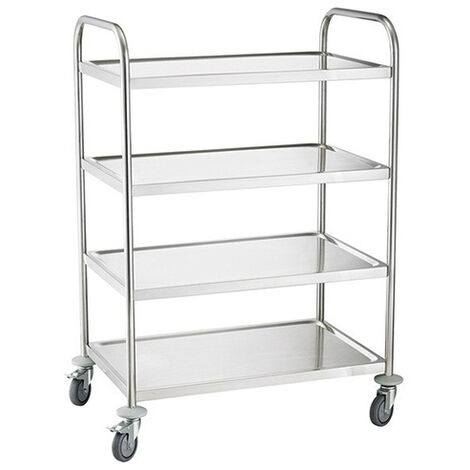 Desserte inox 4 plateaux - Charge max 200kg - 1920057814 (1/5)