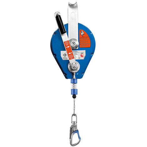Antichute avec système de secours 30m - Aluminium - Mousqueton 185mm - 41-HRA-33 (1/4)