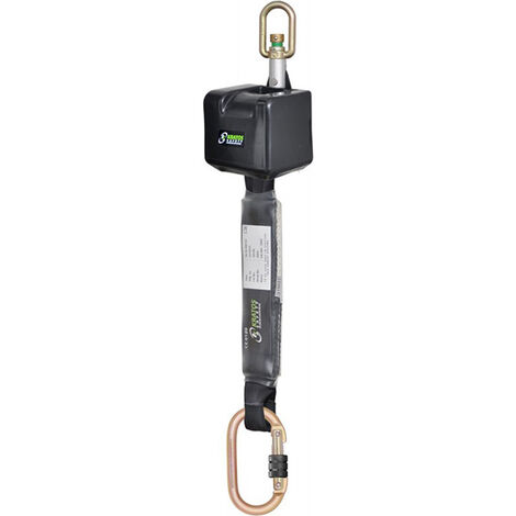 Antichute à sangle et à rappel automatique 2.50m - Mousqueton à vis - FA2030002